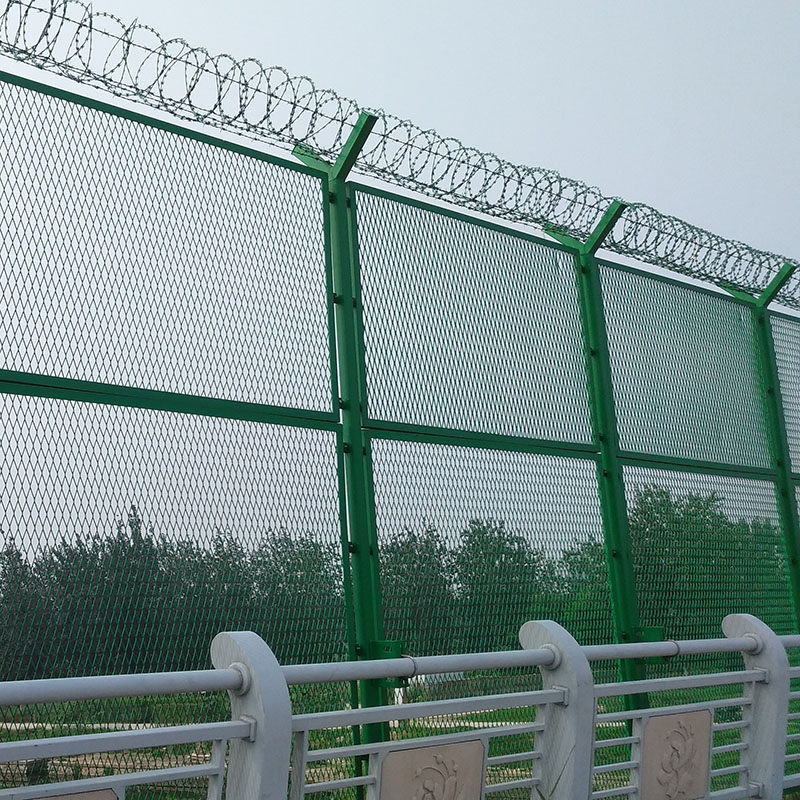 Expanded Metal Fence